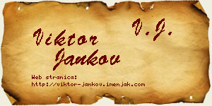 Viktor Jankov vizit kartica